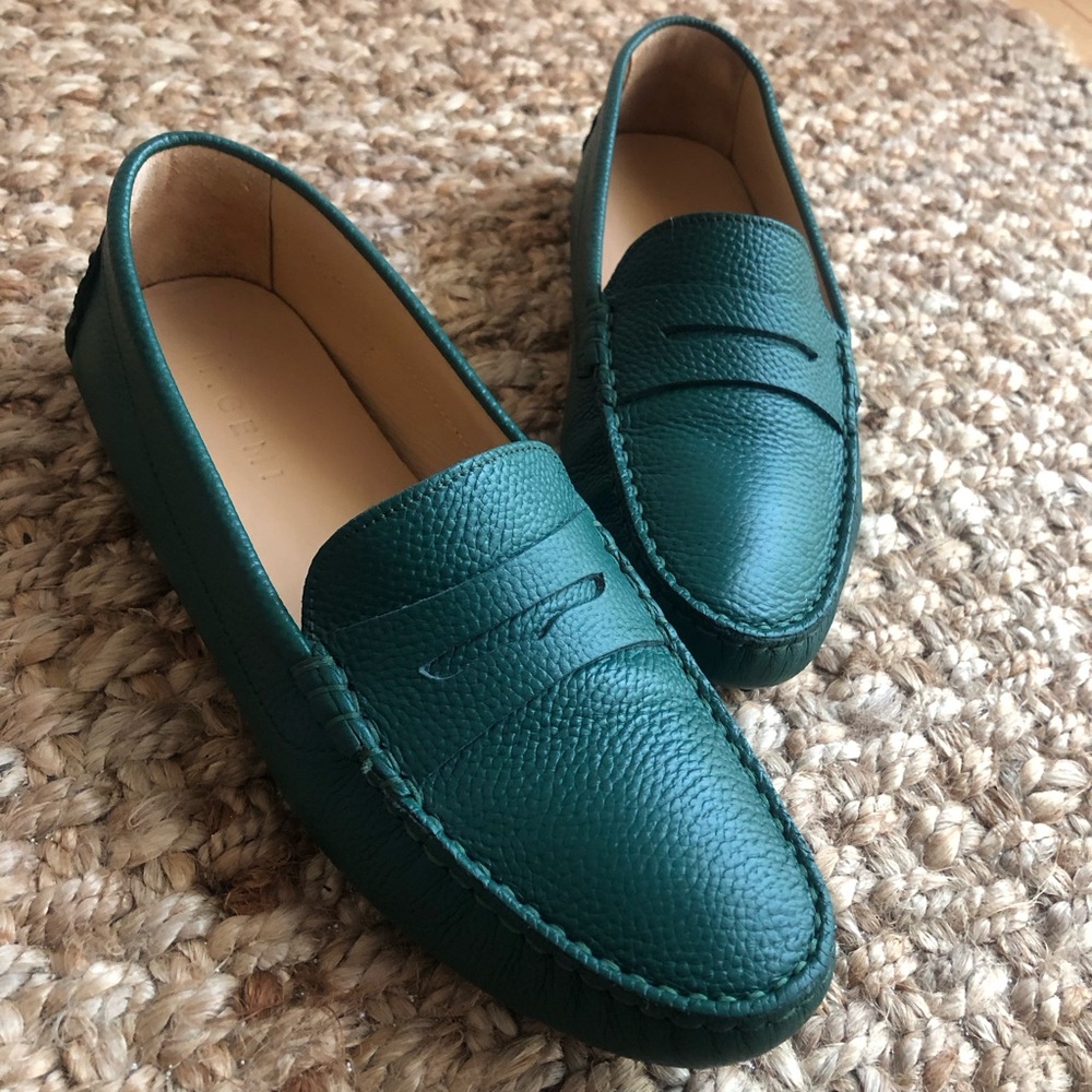 M Gemi The Pastoso. Italian Leather Penny Driving Loafer. Size 38.5 - Picture 3 of 16